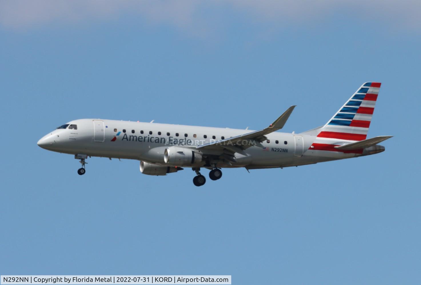 N292NN, 2020 Embraer 175LR (ERJ-170-200LR) C/N 17000843, ORD 2022