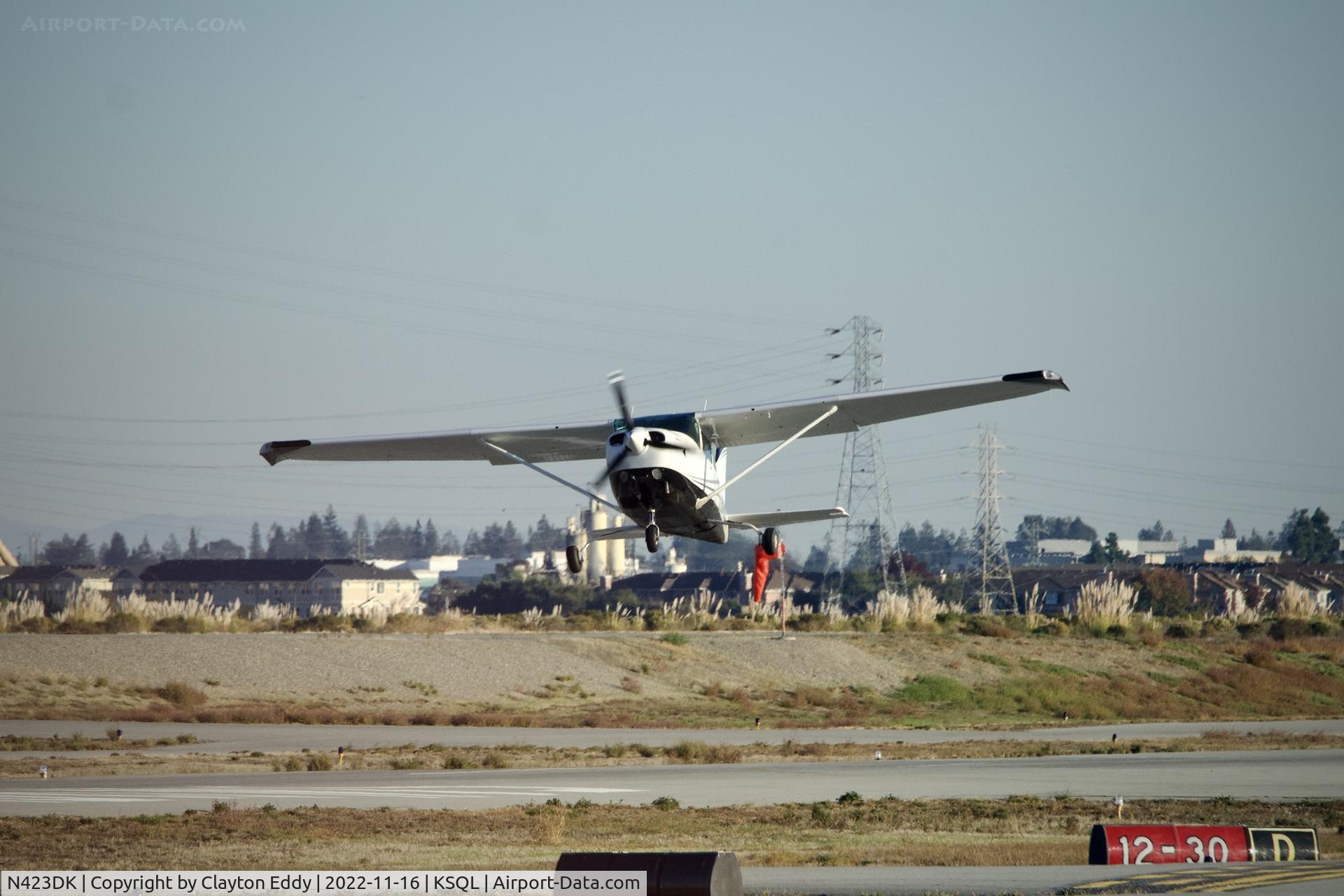 N423DK, 1981 Cessna TR182 Turbo Skylane RG C/N R18201809, San Carlos Aiprort in California 2022.