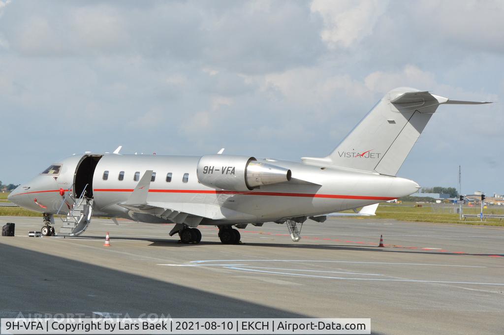 9H-VFA, 2014 Bombardier Challenger 605 (CL-600-2B16) C/N 5970, Parked