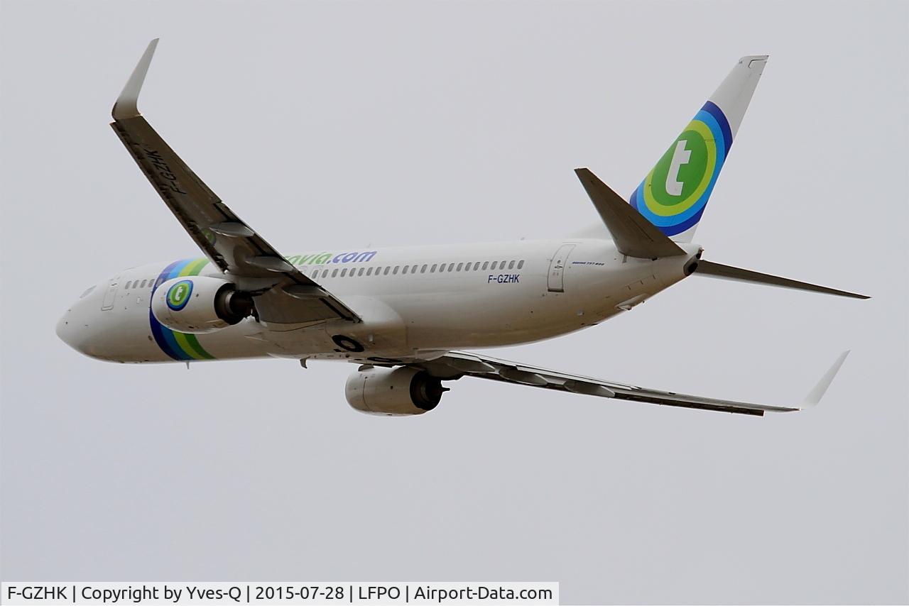 F-GZHK, 2014 Boeing 737-8K2 C/N 37790, Boeing 737-800, Climbing from rwy 24, Paris-Orly airport (LFPO-ORY)