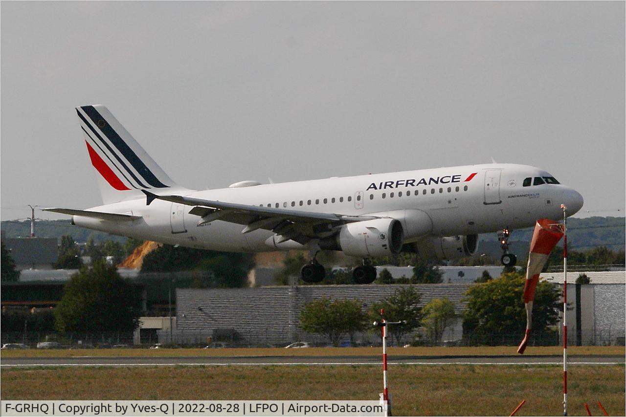 F-GRHQ, 2000 Airbus A319-111 C/N 1404, Airbus A319-111, Landing rwy 06, Paris Orly airport (LFPO-ORY)
