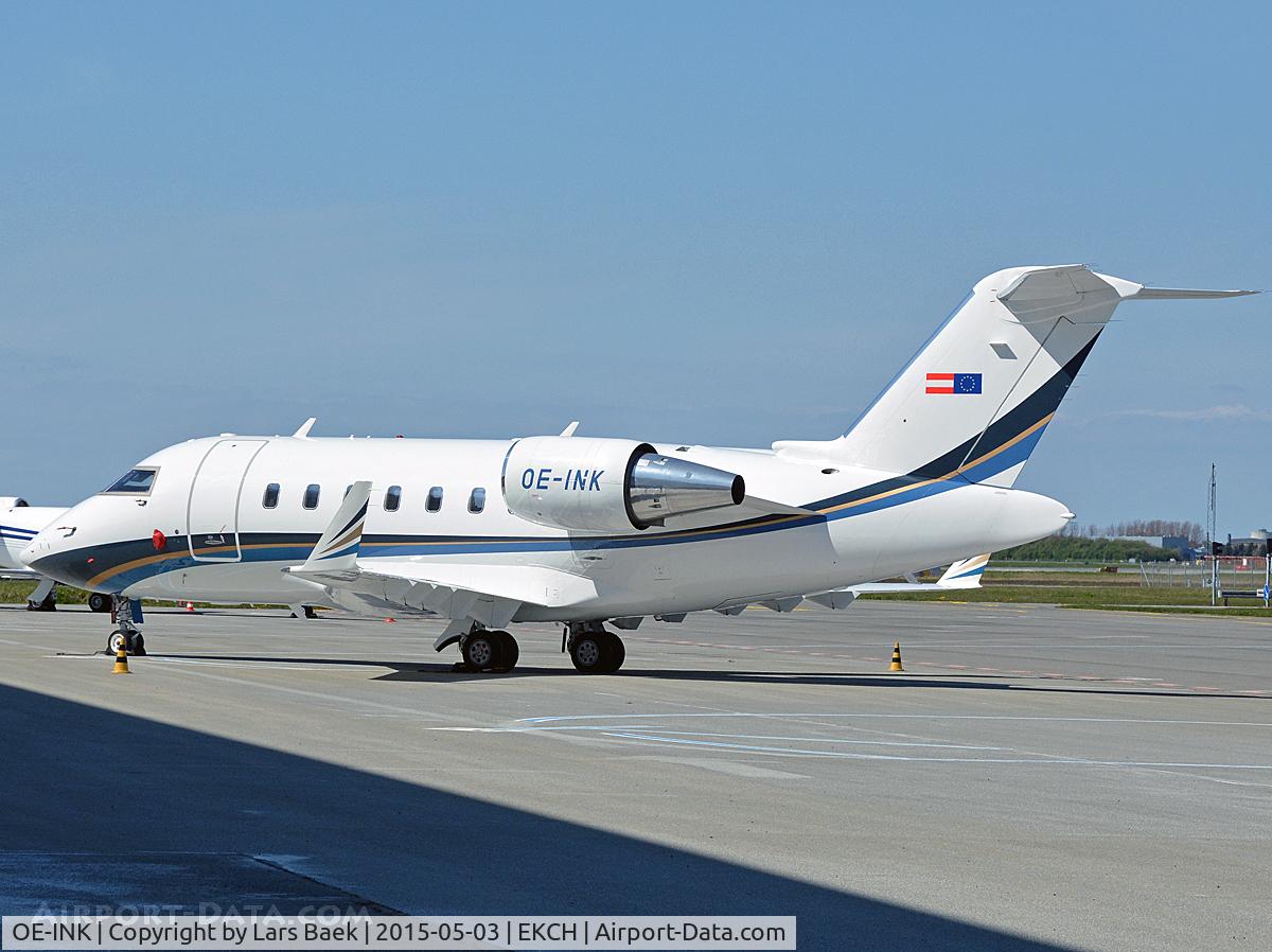 OE-INK, 2009 Bombardier Challenger 605 (CL-600-2B16) C/N 5825, Parked