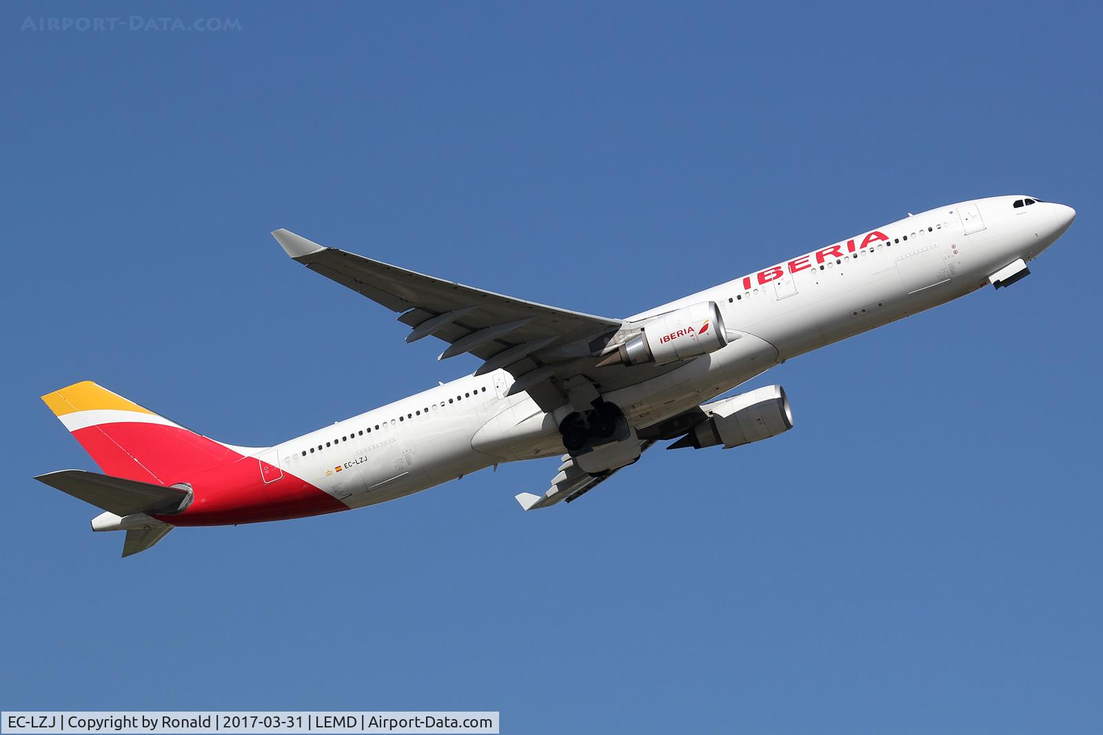 EC-LZJ, 2013 Airbus A330-302 C/N 1490, at mad