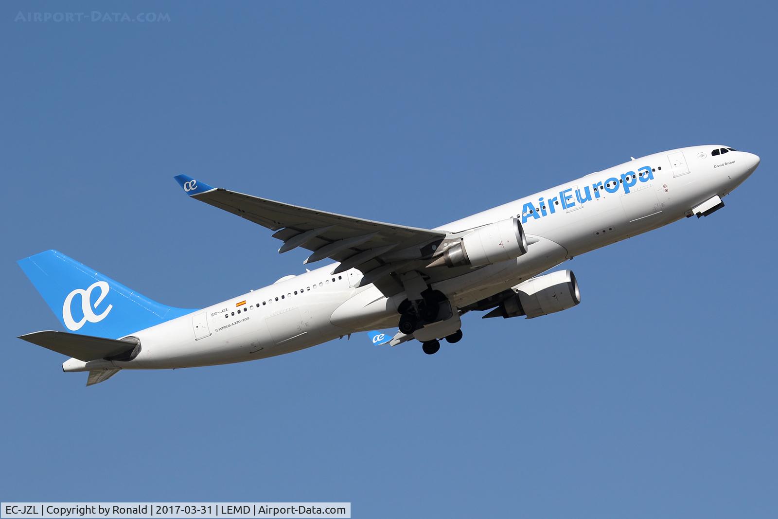 EC-JZL, 2007 Airbus A330-202 C/N 814, at mad