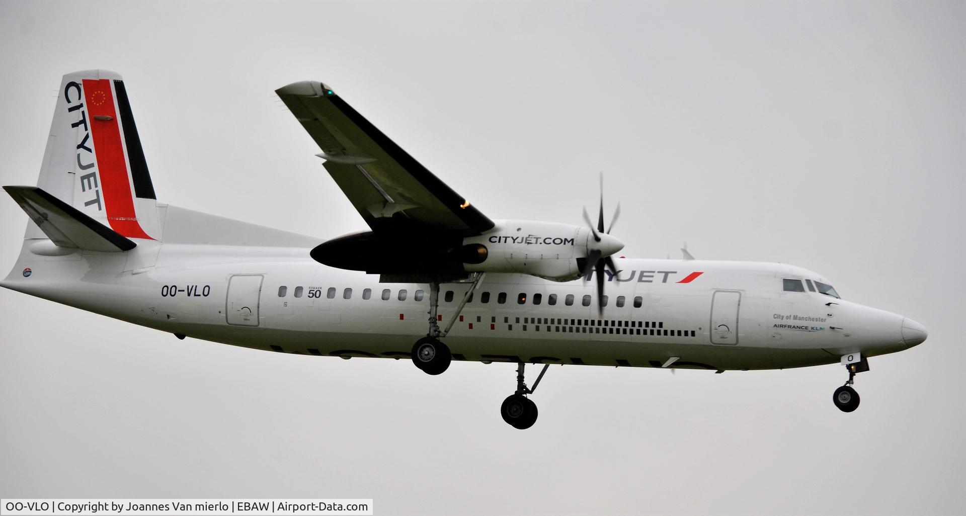 OO-VLO, 1988 Fokker 50 C/N 20127, Belgium