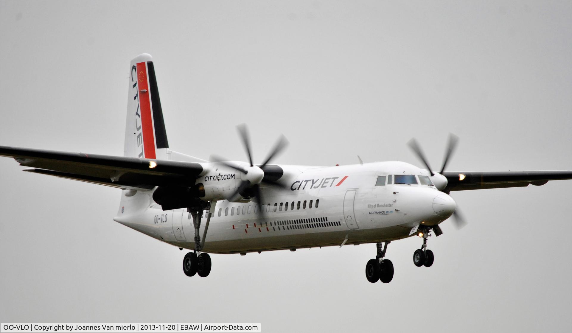 OO-VLO, 1988 Fokker 50 C/N 20127, Belgium