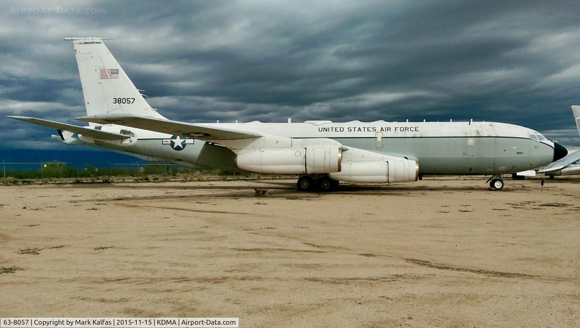 63-8057, Boeing EC-135J Stratotanker C/N 18705, Boeing EC-135J Stratotanker,  63-8057 at Pima.