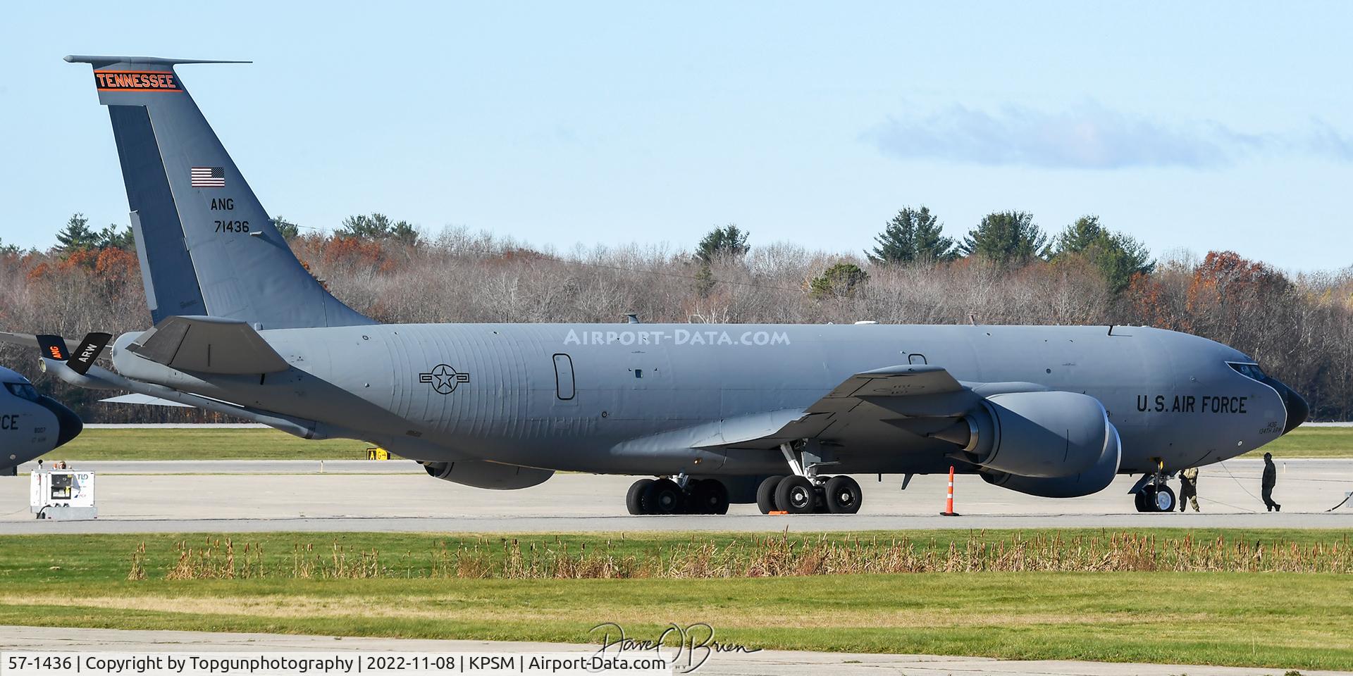 57-1436, 1957 Boeing KC-135R Stratotanker C/N 17507, BLUE43 preflight