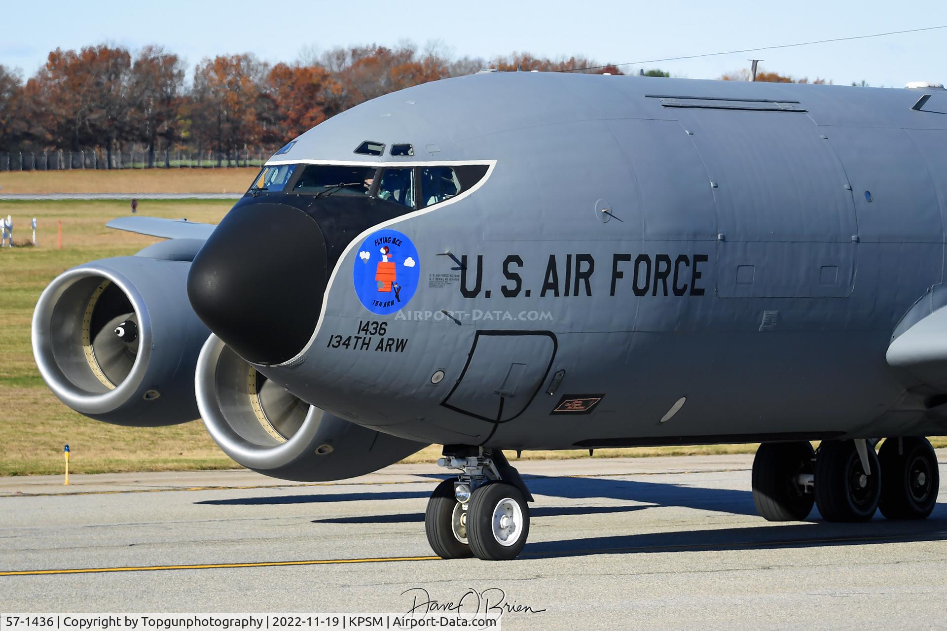 57-1436, 1957 Boeing KC-135R Stratotanker C/N 17507, 134th ARW Nose Art