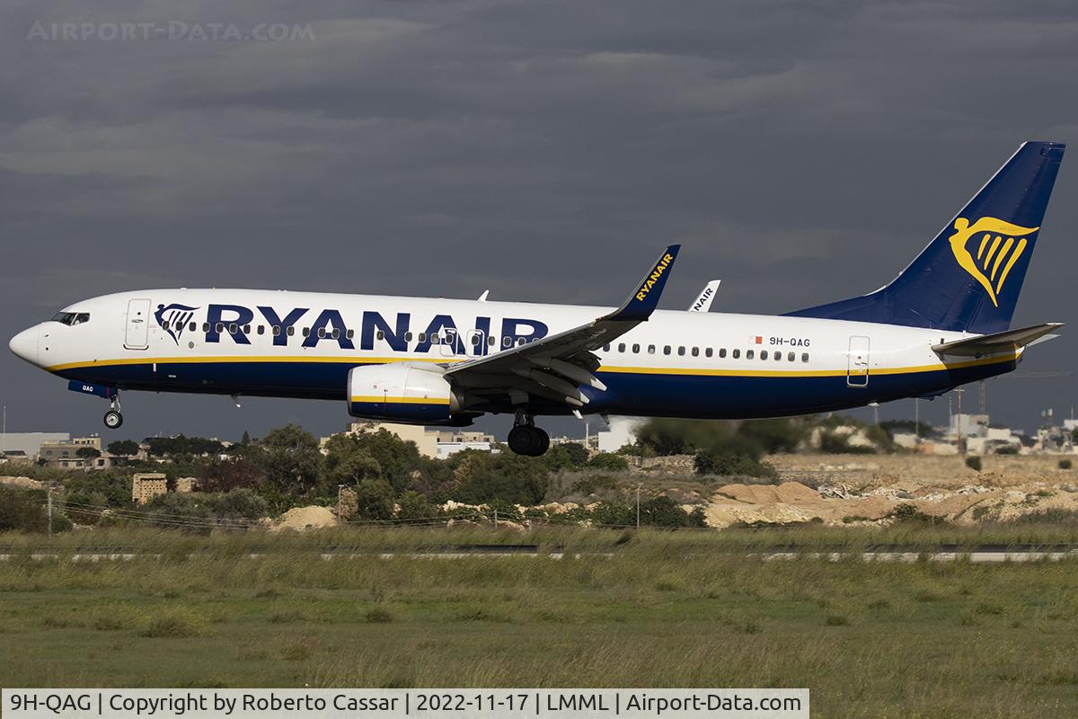 9H-QAG, 2018 Boeing 737-800 C/N 44815, Runway 31