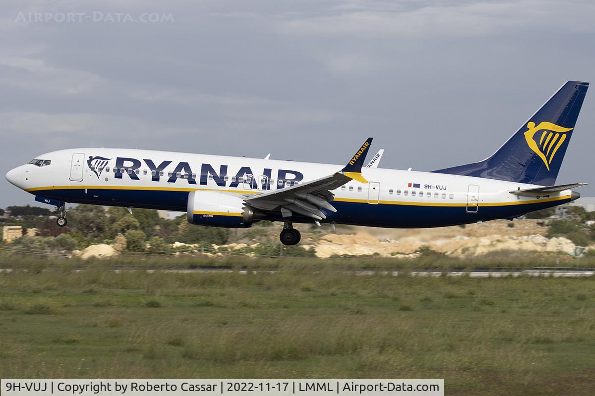 9H-VUJ, 2021 Boeing 737-8-200 MAX C/N 62300, Runway 31