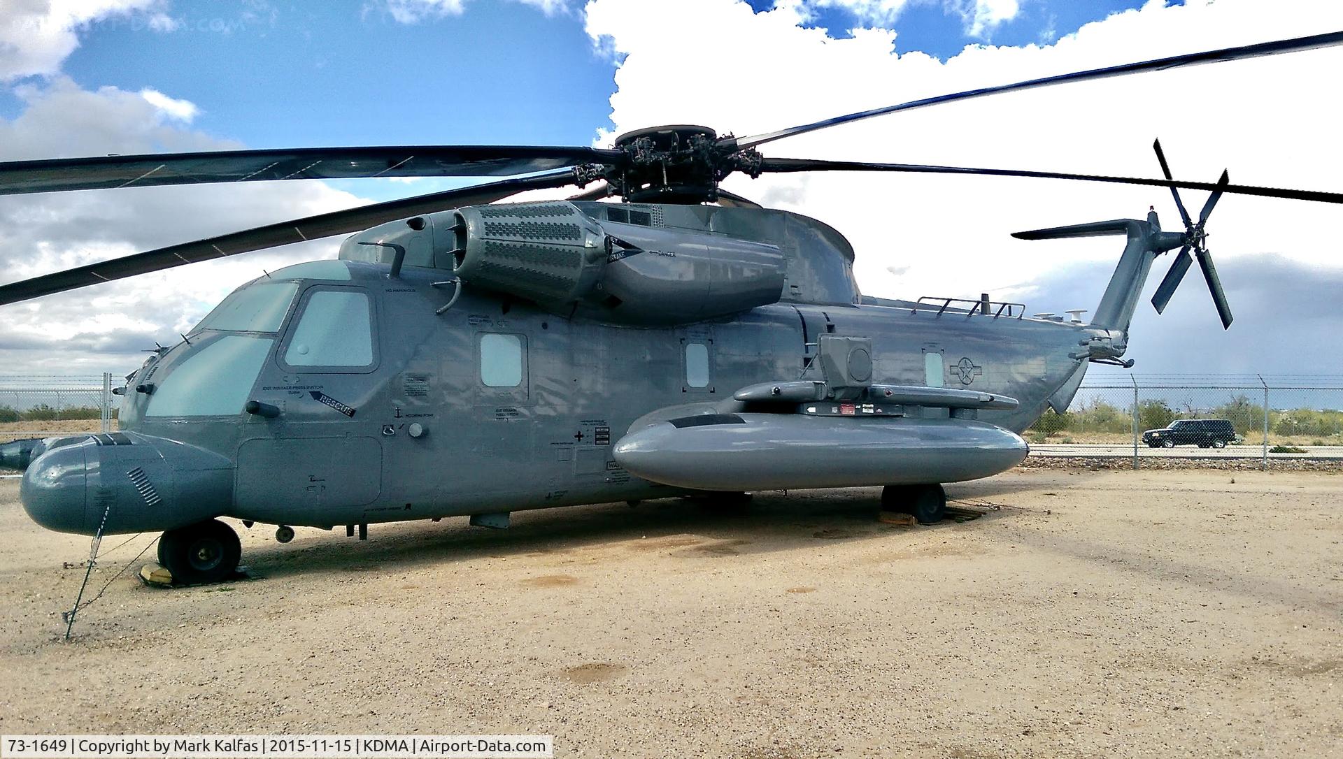 73-1649, 1973 Sikorsky HH-53H C/N 65-387, Sikorsky HH-53H, 73-1649 at Pima