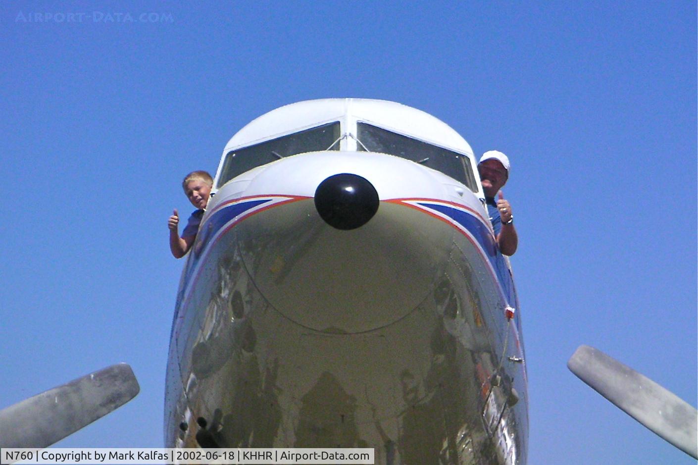 N760, 1941 Douglas DC-3 C/N 3269, Union Oil DOUGLAS DC-3, N760 at Hawthorne Airport (HHR)
