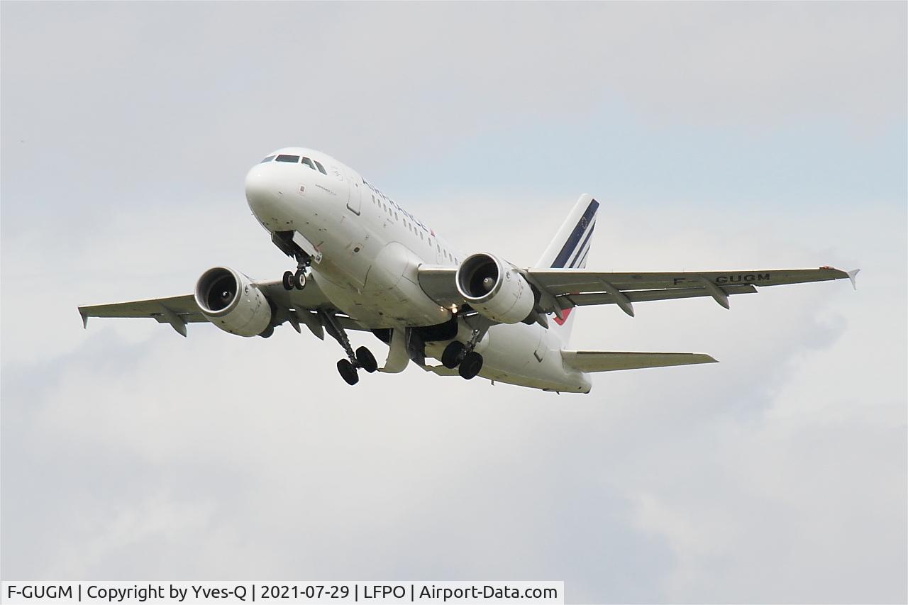 F-GUGM, 2006 Airbus A318-111 C/N 2750, Airbus A318-111, Taking off rwy 24, Paris-Orly airport (LFPO-ORY)