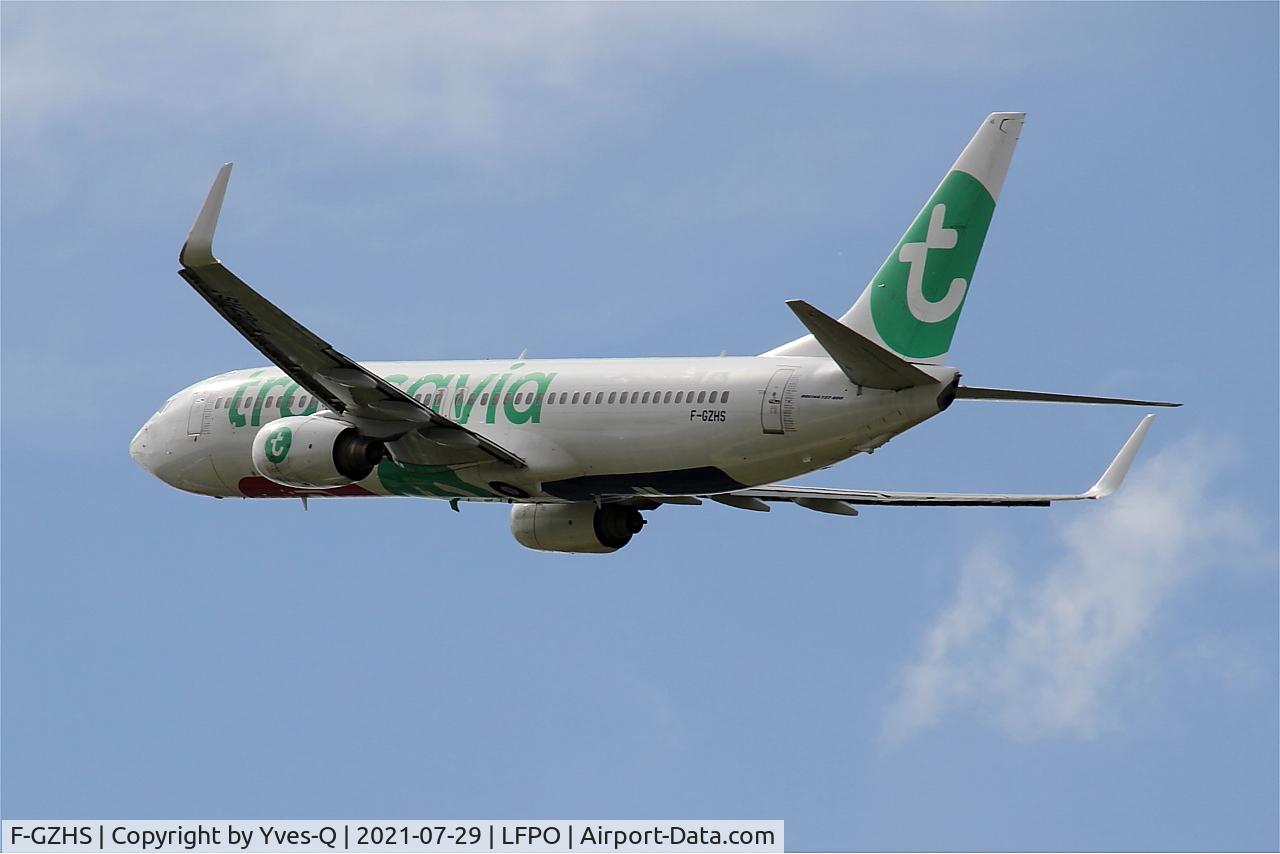 F-GZHS, 2007 Boeing 737-84P C/N 35074, Boeing 737-84P, Climbing from rwy 24, Paris-Orly airport (LFPO-ORY)