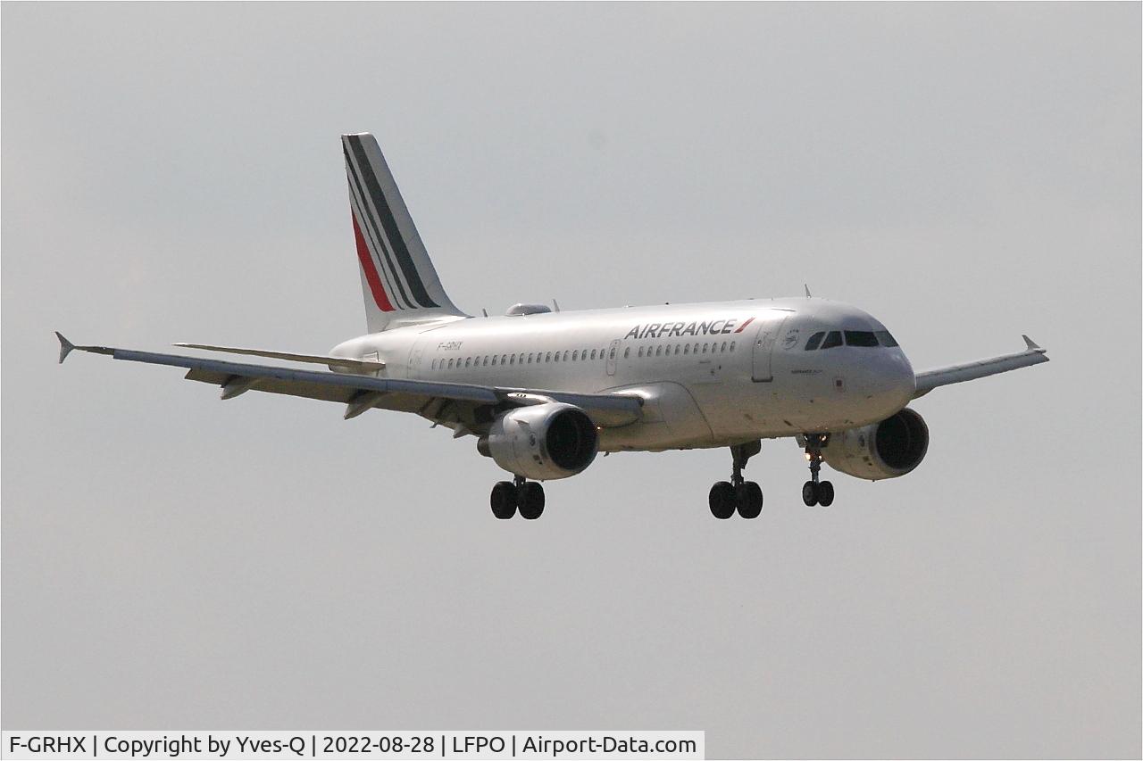 F-GRHX, 2001 Airbus A319-111 C/N 1524, Airbus A319-11, On final rwy 06, Paris-Orly airport (LFPO-ORY)
