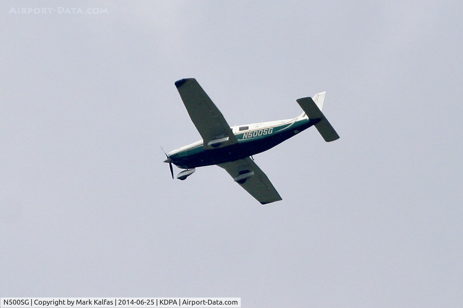 N500SG, 2004 Piper PA-32-301FT Saratoga C/N 3232020, Piper Saratoga, N500SG on approach to DPA