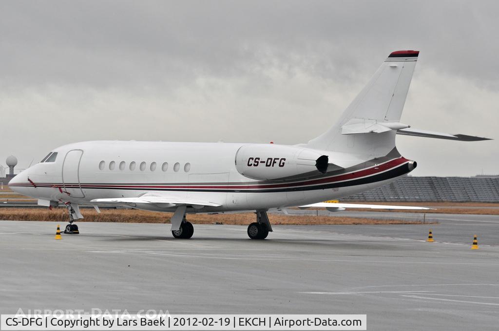 CS-DFG, 2004 Dassault Falcon 2000EX C/N 44, Parked