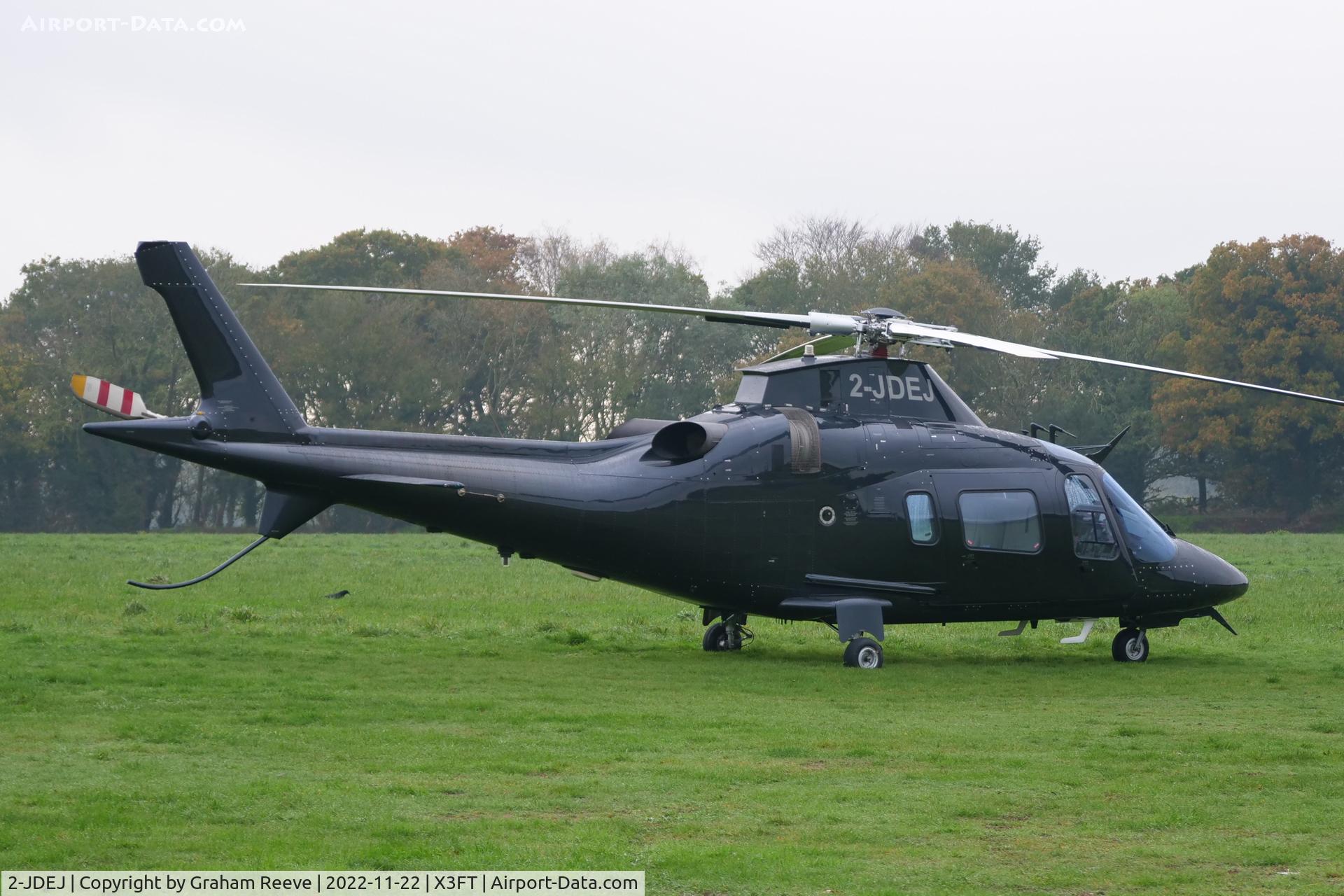 2-JDEJ, 2006 Agusta A109E Power C/N 11675, Parked at Felthorpe.