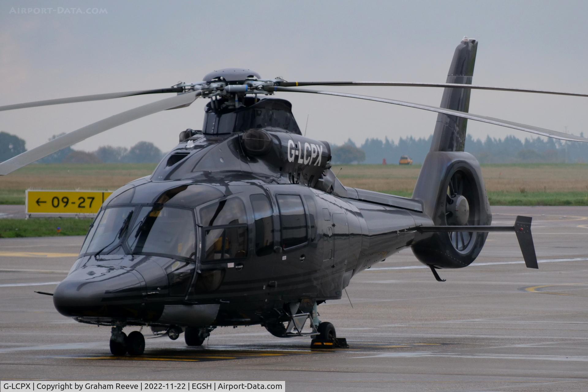 G-LCPX, 2006 Eurocopter EC-155B-1 C/N 6748, Parked at Norwich.