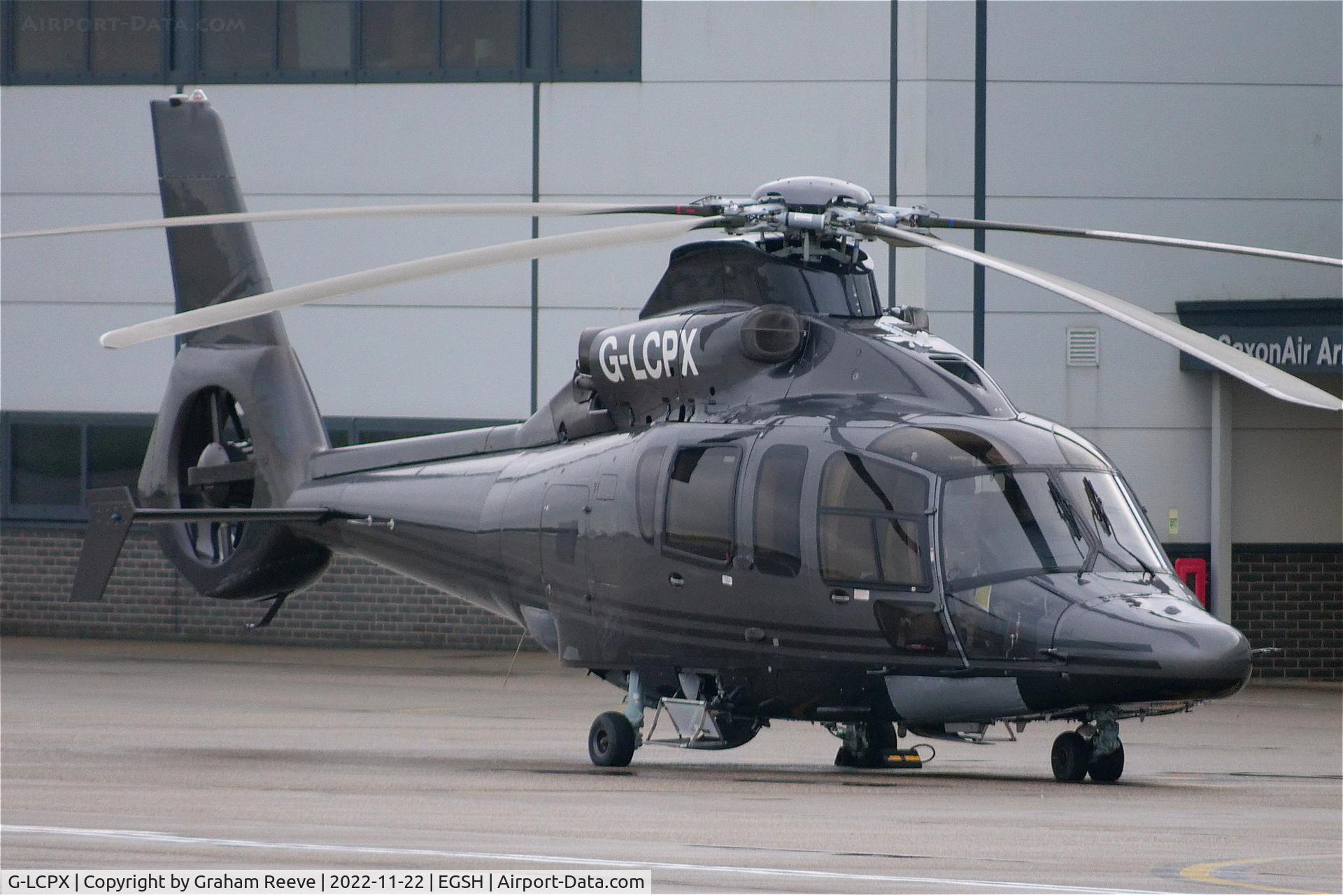 G-LCPX, 2006 Eurocopter EC-155B-1 C/N 6748, Parked at Norwich.
