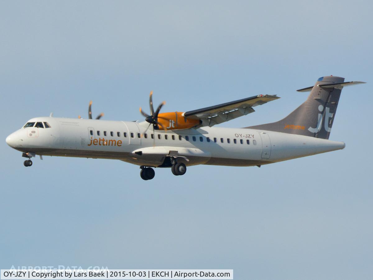 OY-JZY, 1998 ATR 72-212A C/N 540, RWY22L