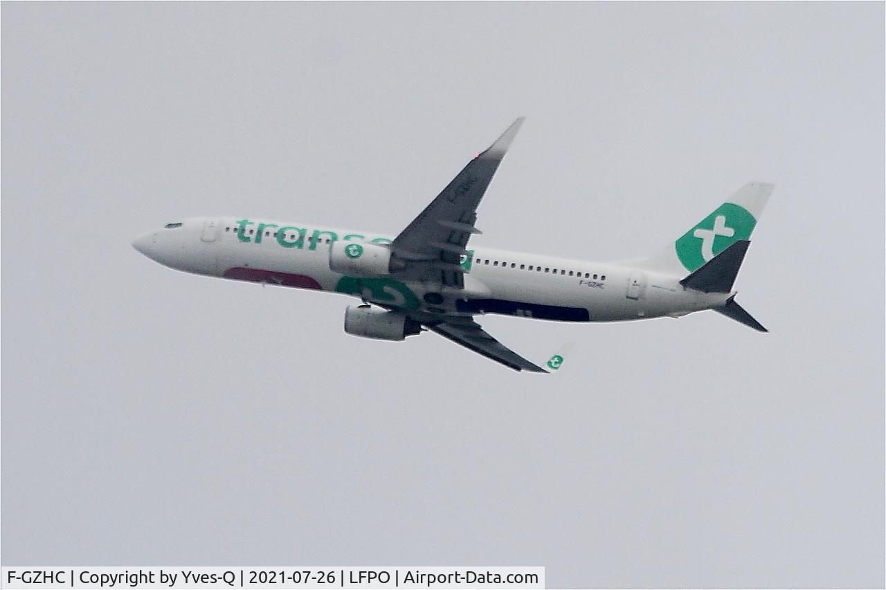 F-GZHC, 2008 Boeing 737-8K2 C/N 29651, Boeing 737-8K2, Climbing from rwy 24, Paris-Orly airport (LFPO-ORY)