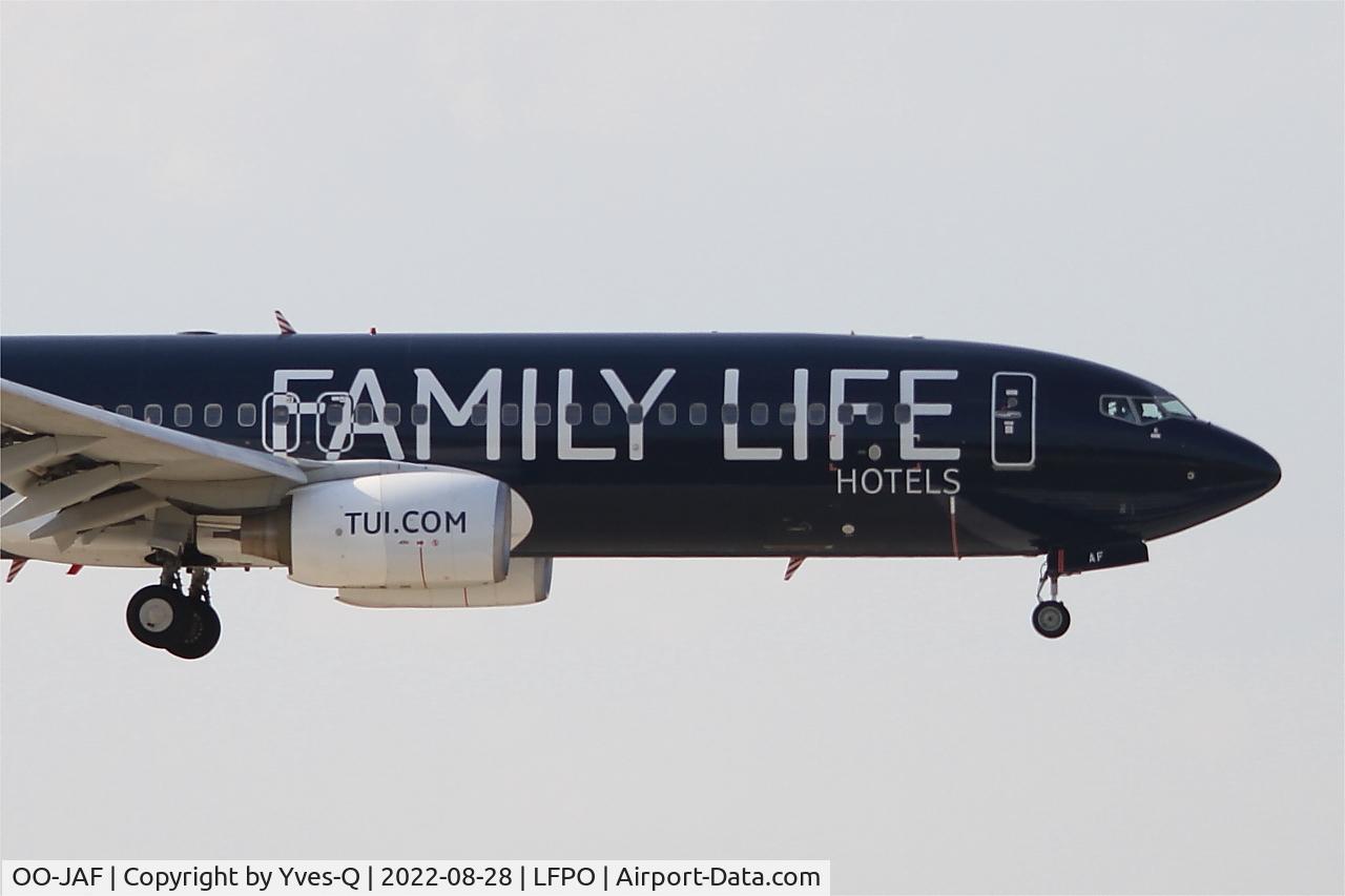 OO-JAF, 2007 Boeing 737-8K5 C/N 35133, Boeing 737-8K5, On final rwy 06, Paris-Orly airport (LFPO-ORY)