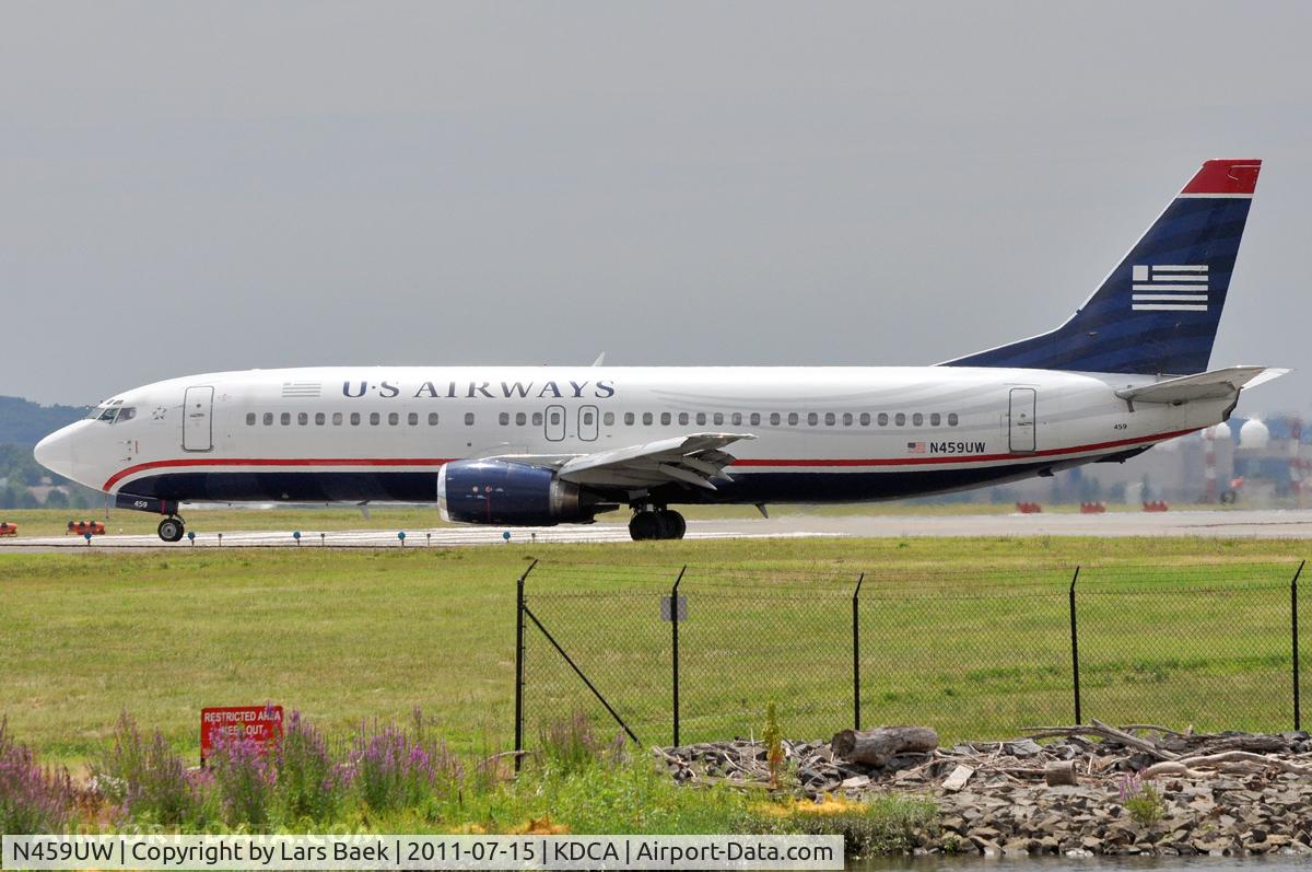 N459UW, 1991 Boeing 737-4B7 C/N 25023, Clear to take of