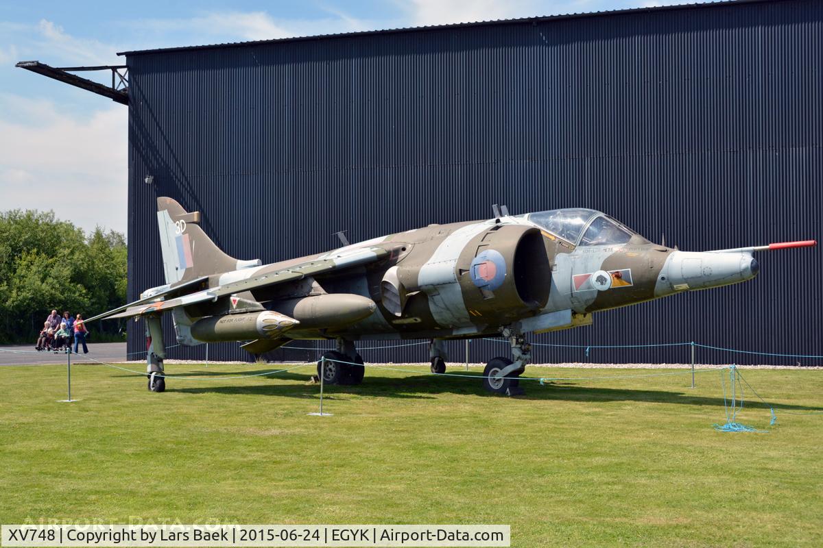 XV748, 1969 Hawker Siddeley Harrier GR.3 C/N 712011, On display