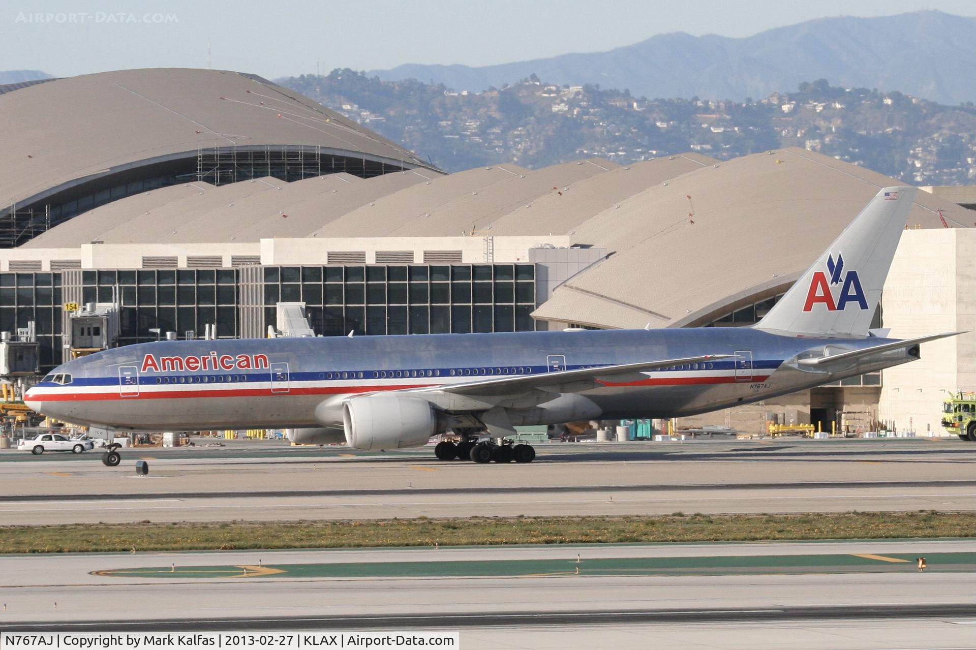 N767AJ, 2006 Boeing 777-223 C/N 33539, B772 American Airlines Boeing 777-223 , N767AJ 25R LAX