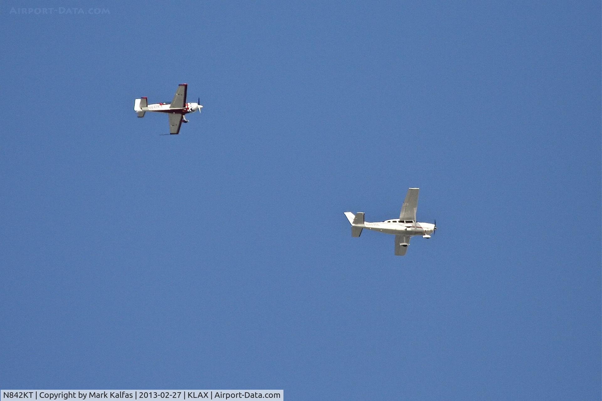 N842KT, Extra EA-300/L C/N 1290, Extra EA-300/L transitioning the Los Angeles Special Flight Rules Area