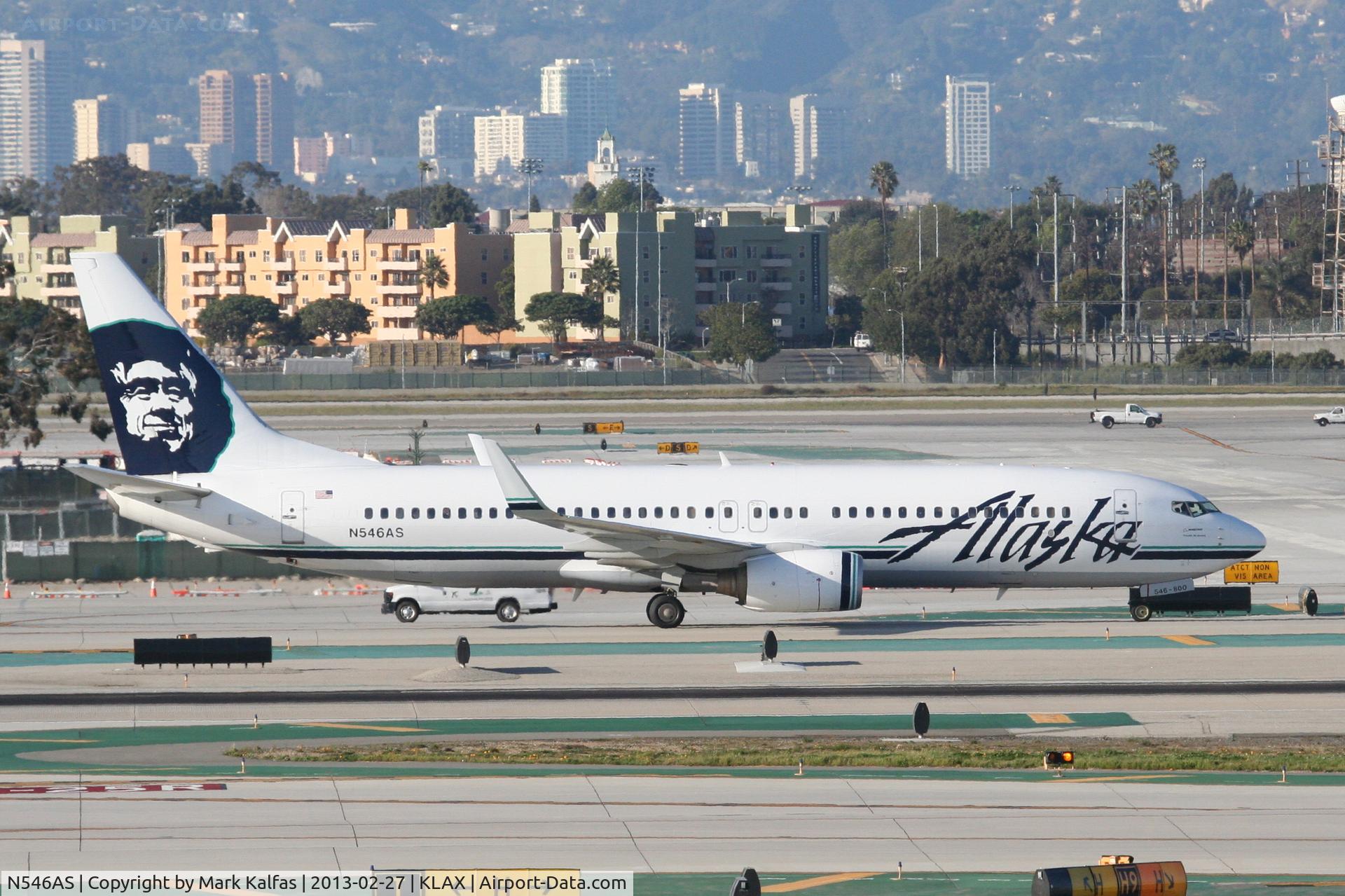 N546AS, 2005 Boeing 737-890 C/N 30022, Alaska Airlines B738, N546AS at KLAX
