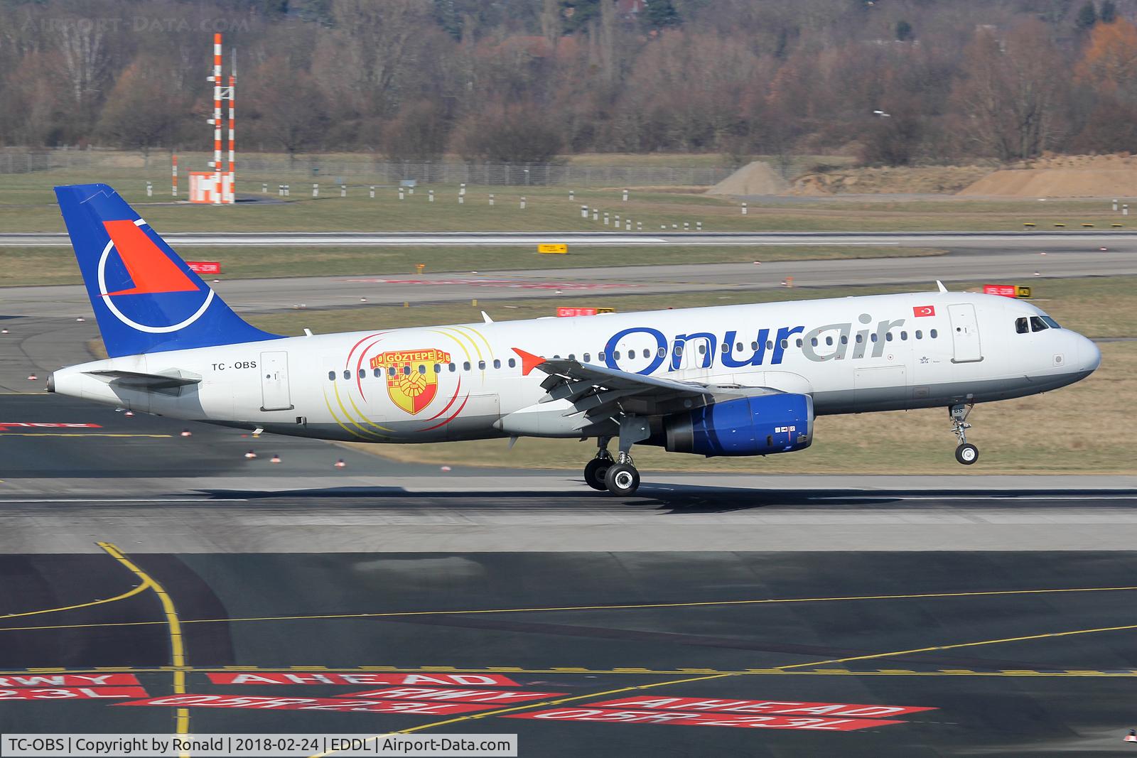 TC-OBS, 1997 Airbus A320-232 C/N 543, at dus