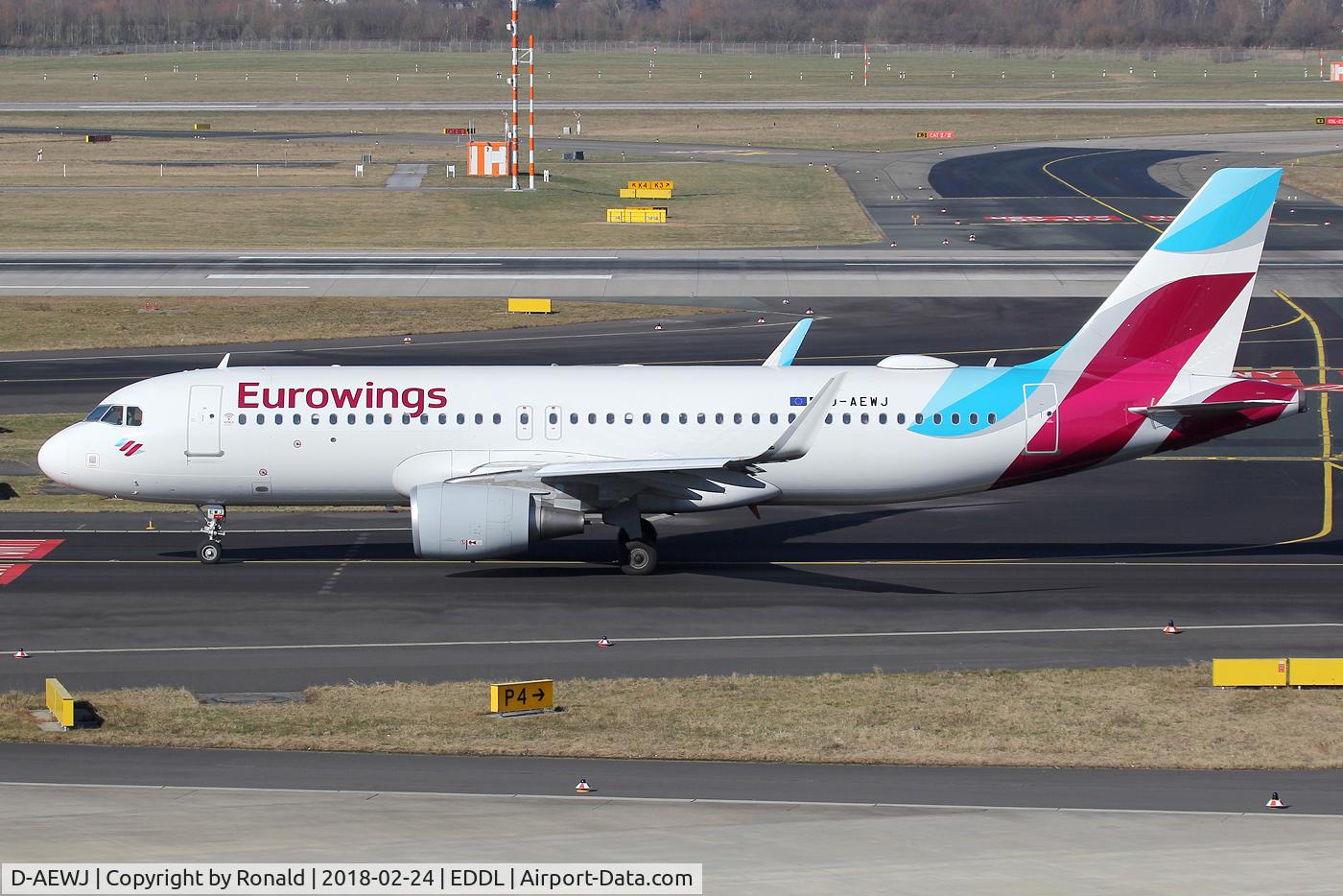 D-AEWJ, 2016 Airbus A320-214 C/N 7216, at dus