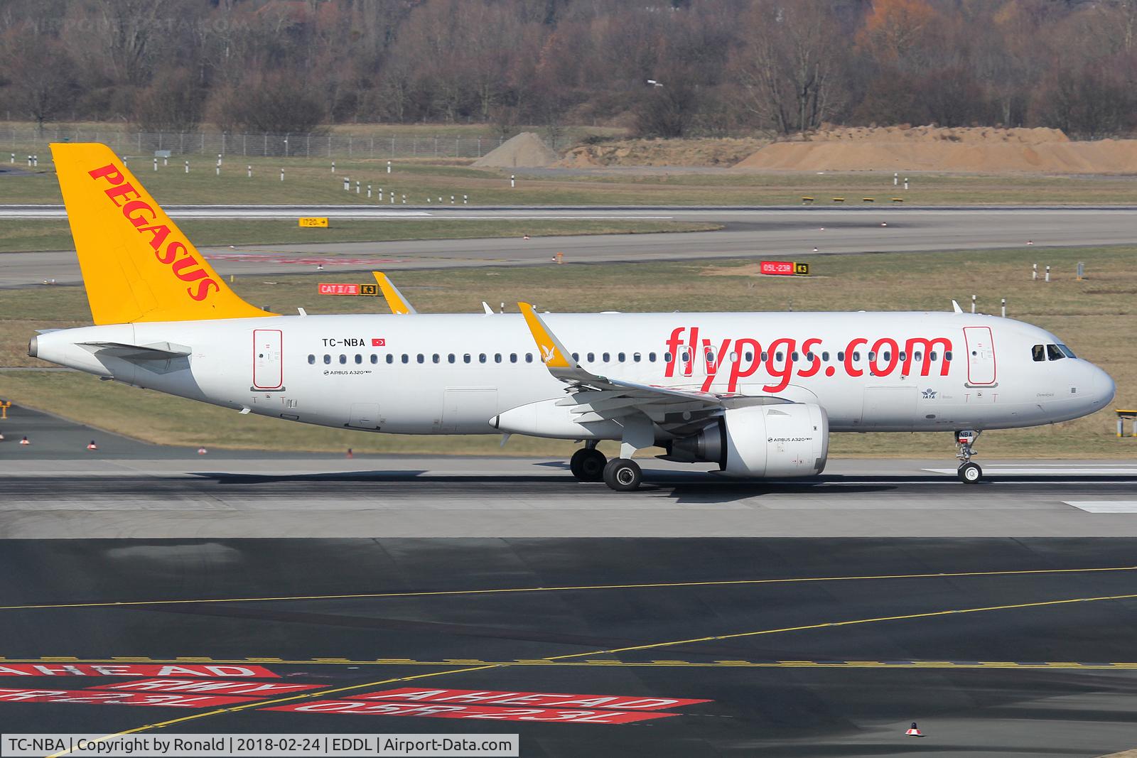 TC-NBA, 2015 Airbus A320-251NEO C/N 7140, at dus