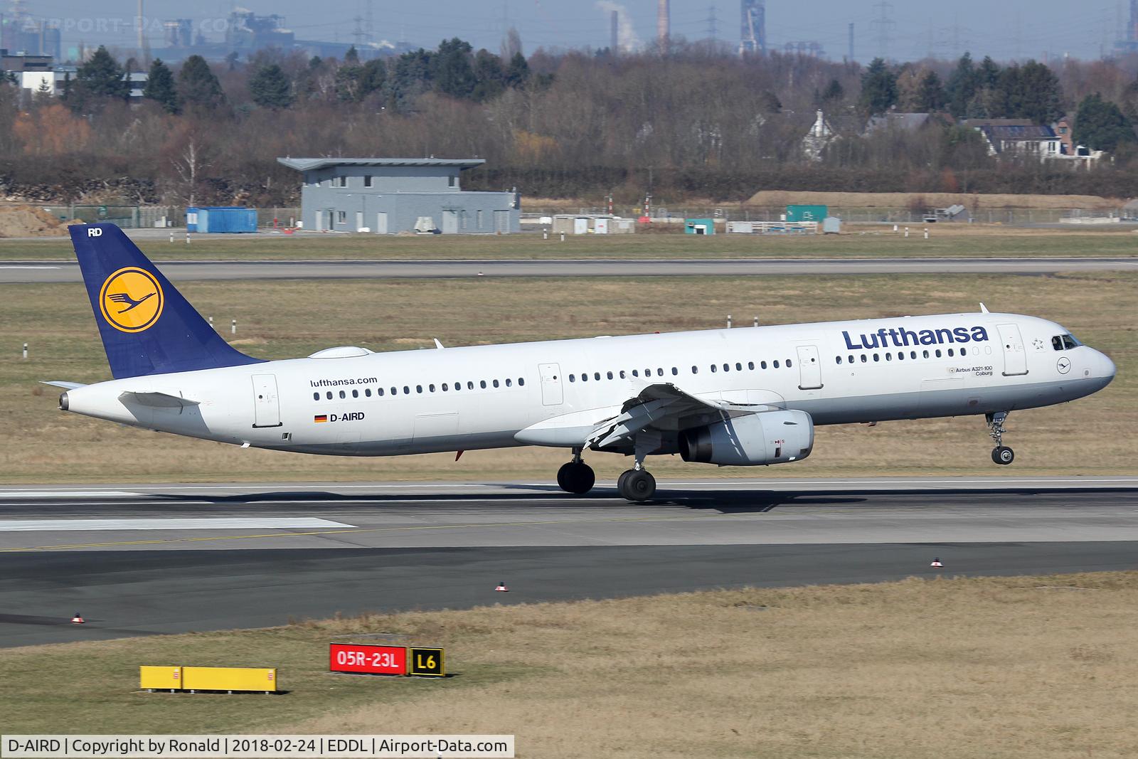 D-AIRD, 1994 Airbus A321-131 C/N 0474, at dus