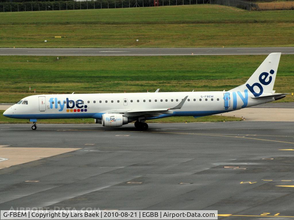 G-FBEM, 2008 Embraer 195LR (ERJ-190-200LR) C/N 19000204, New Reg./Arline OY-GDC Great Danes Airlines