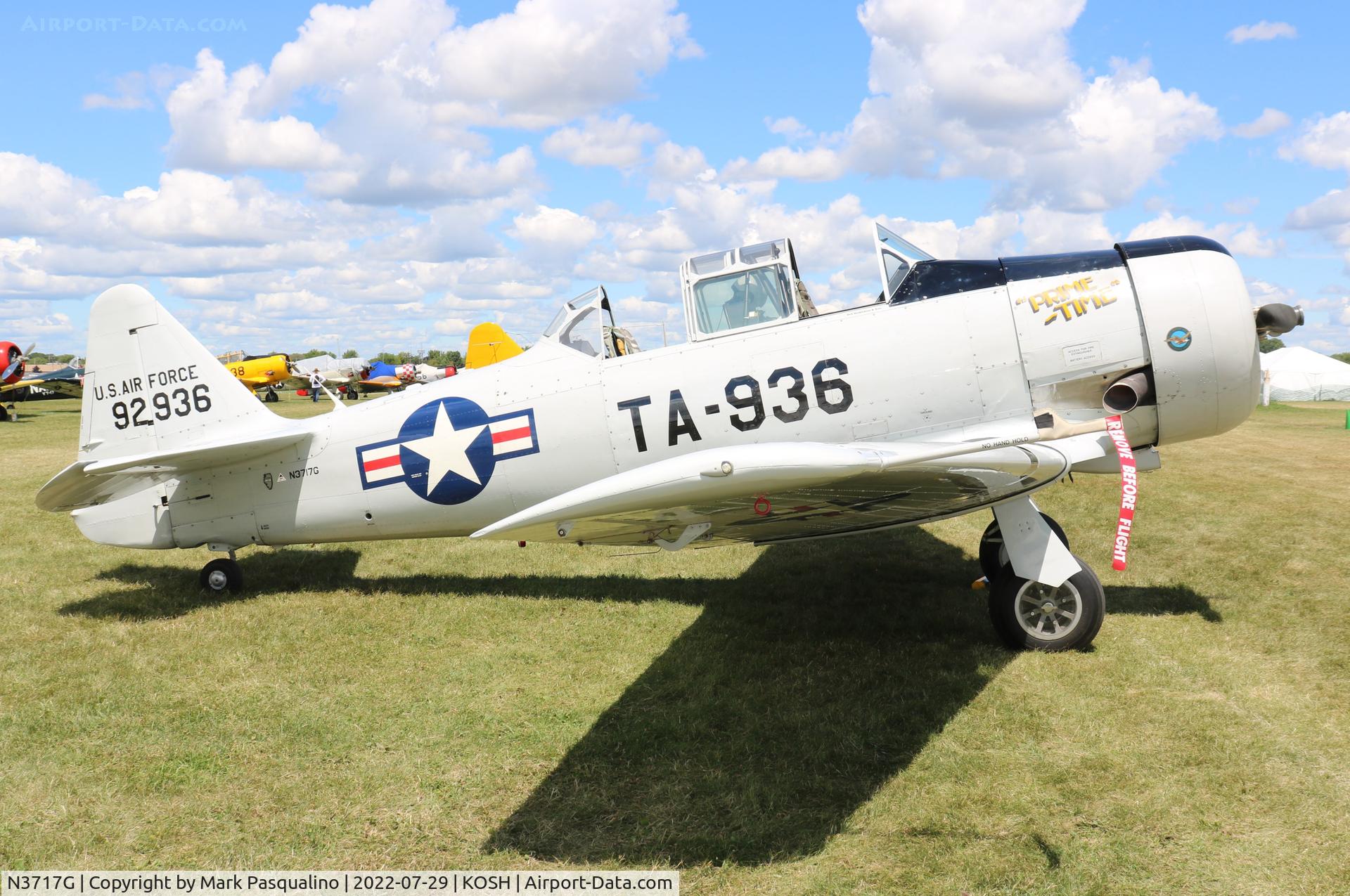 N3717G, North American AT-6G Texan C/N 168-40 (49-2936), North American AT-6G