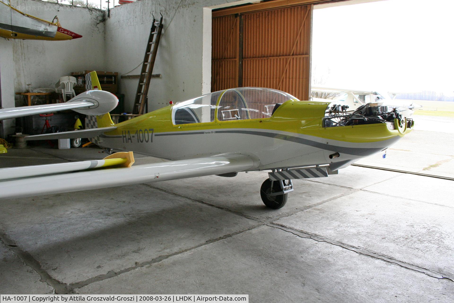 HA-1007, Fournier RF5 C/N 5059, LHDK - Dunakeszi Airport, Hungary