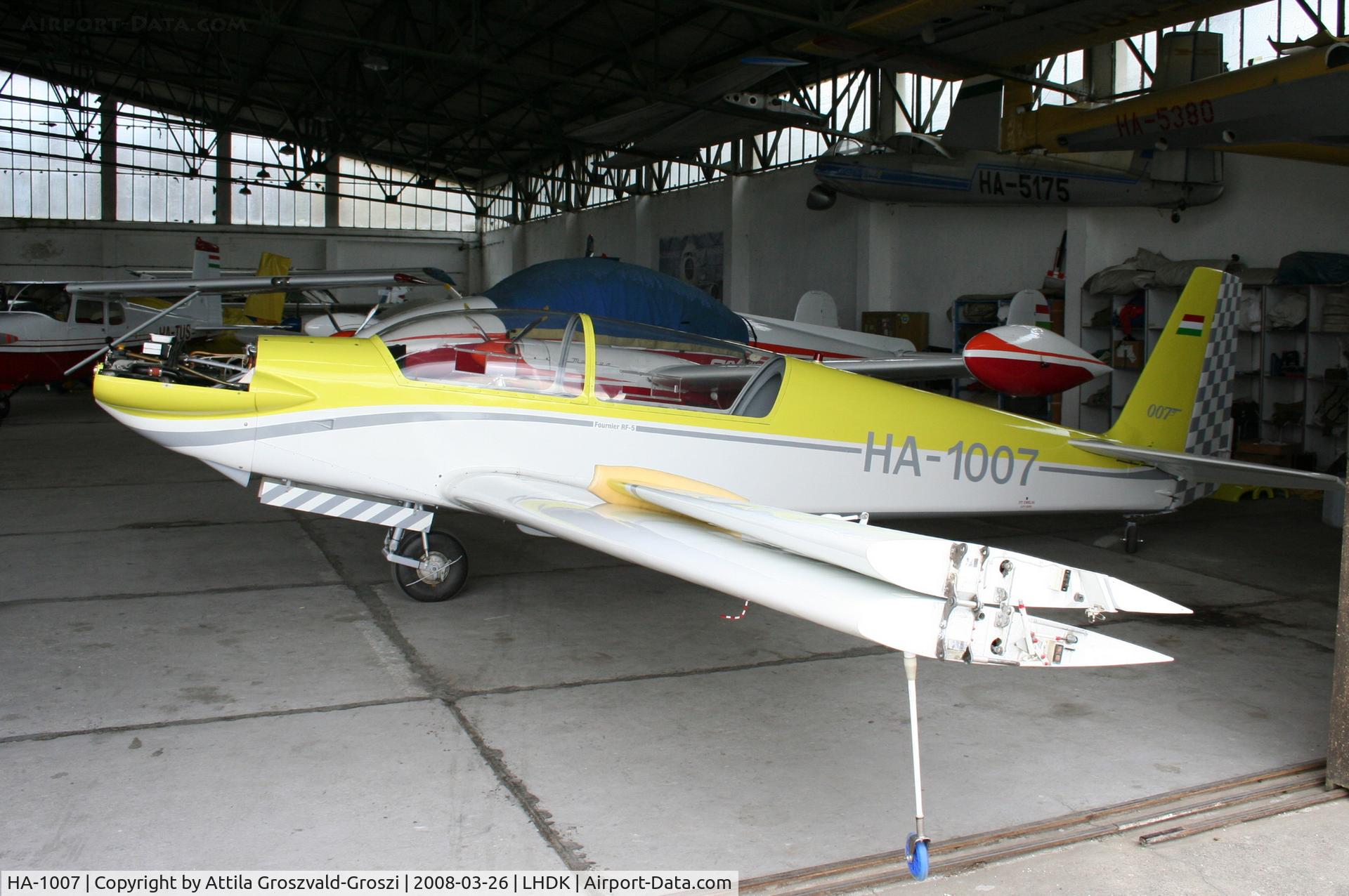 HA-1007, Fournier RF5 C/N 5059, LHDK - Dunakeszi Airport, Hungary