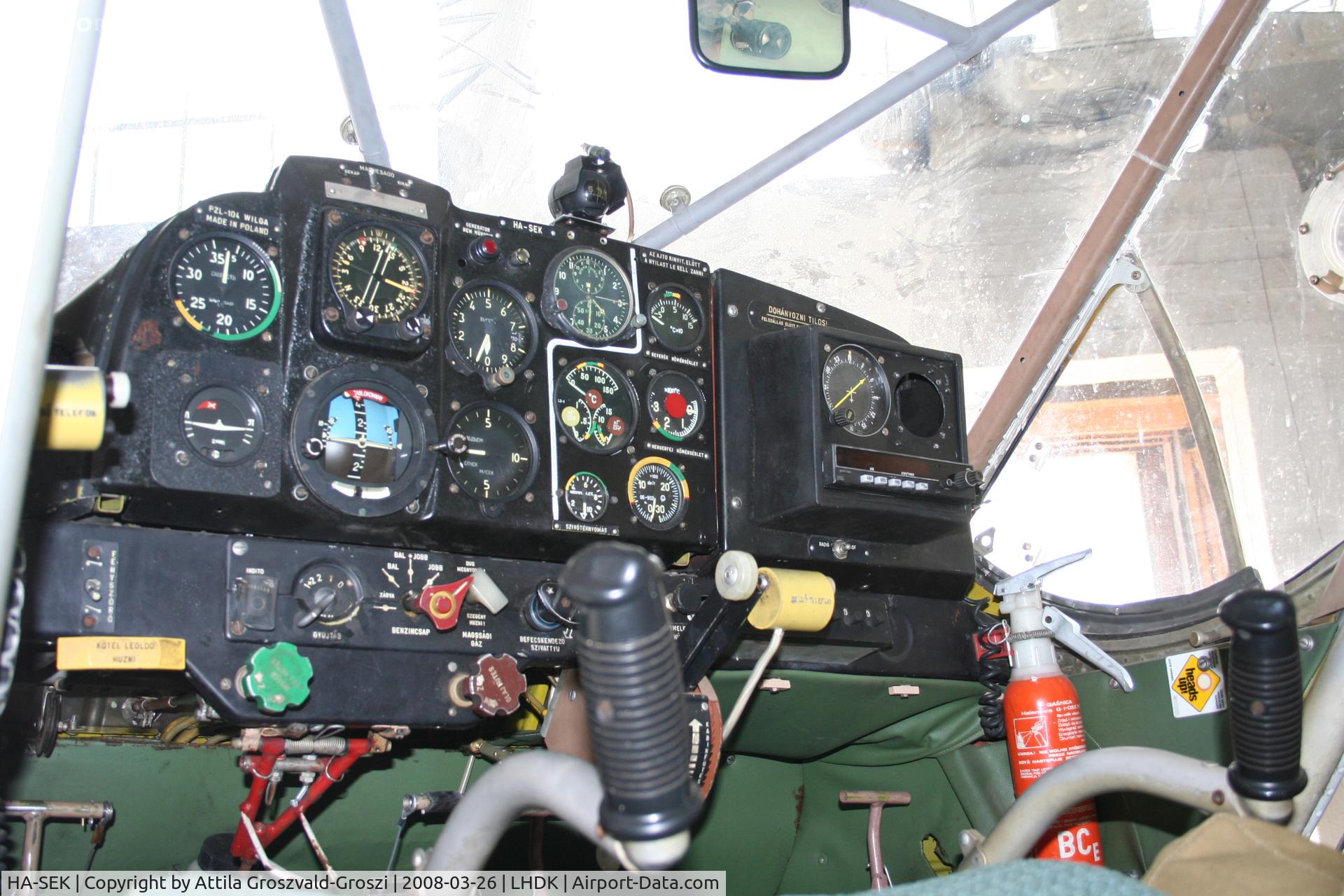 HA-SEK, 1987 PZL-Okecie PZL-104 Wilga 35A C/N 19830852, LHDK - Dunakeszi Airport, Hungary