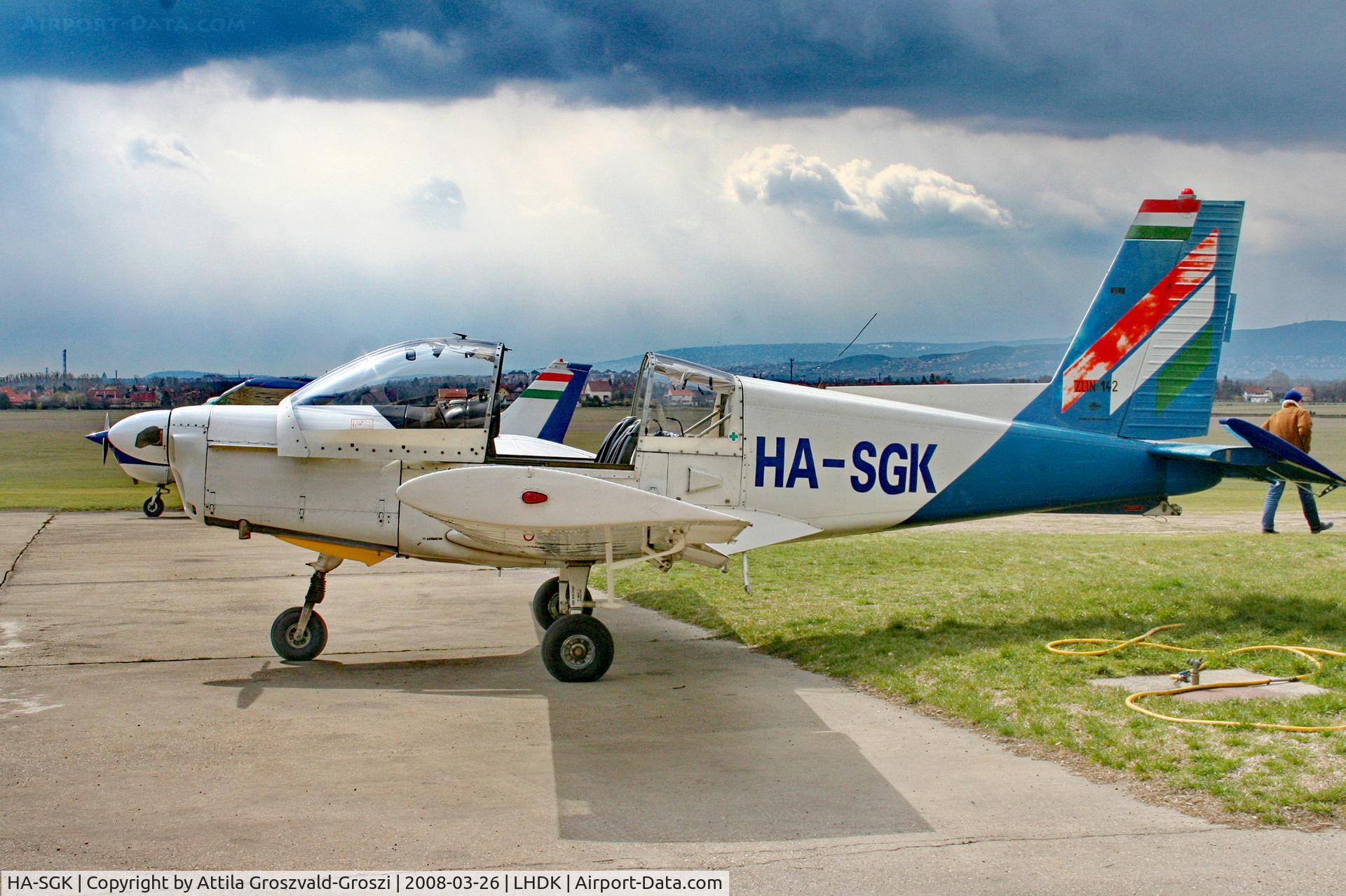 HA-SGK, 1982 Zlin Z-142 C/N 0346, LHDK - Dunakeszi Airport, Hungary