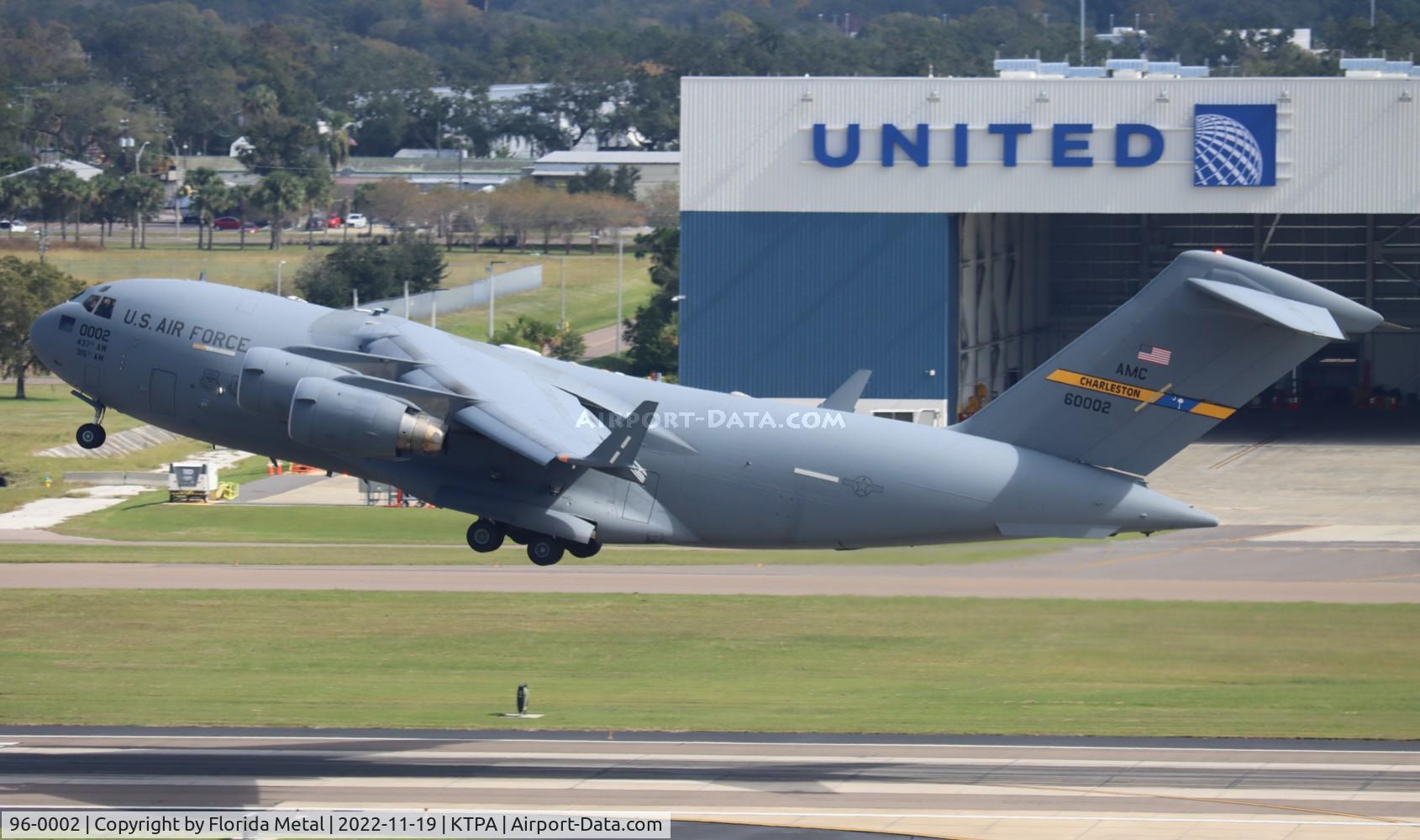 96-0002, 1996 McDonnell Douglas C-17A Globemaster III C/N P-34, TPA 2022