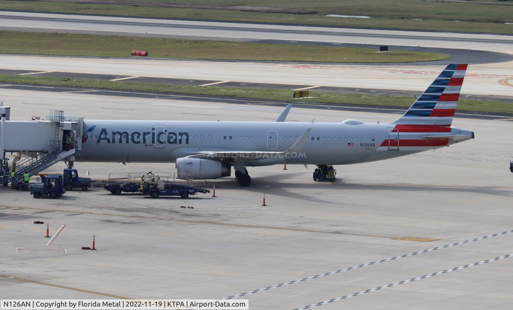 N126AN, 2014 Airbus A321-231 C/N 6313, TPA 2022