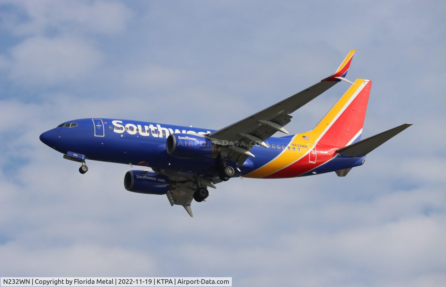 N232WN, 2006 Boeing 737-7H4 C/N 32500, TPA 2022