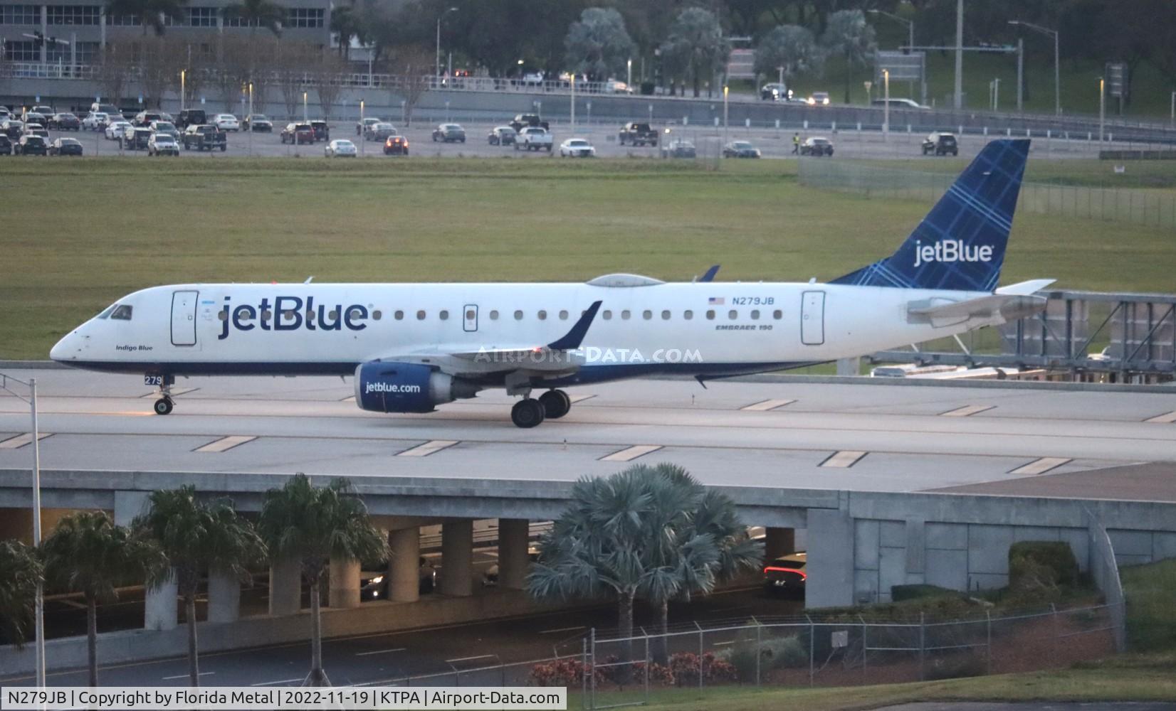 N279JB, 2007 Embraer 190AR (ERJ-190-100IGW) C/N 19000090, TPA 2022