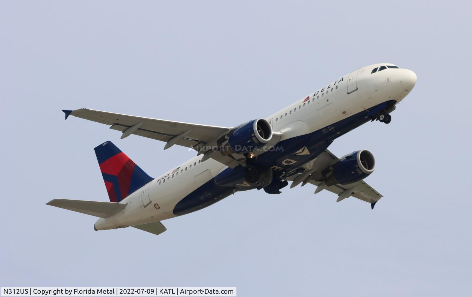 N312US, 1990 Airbus A320-211 C/N 152, ATL 2022