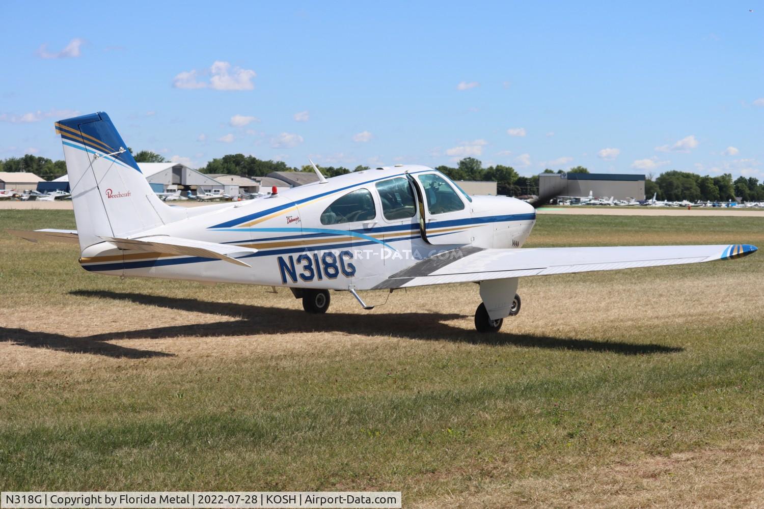 N318G, 1966 Beech 35-C33A Debonair C/N CE-71, OSH 2022