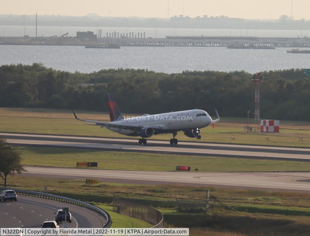 N322DN, 2017 Airbus A321-211 C/N 7707, TPA 2022